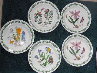 Portmeiron The Botanic Garden Set of 5 Porcelain Dessert Plates