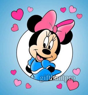 Disney Mickey Minnie Mouse Heart Iron On Transfer for Shirt