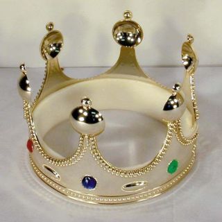 KING CROWNS W JEWELS royal party supplies toys CROWN