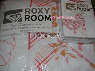   ROXY ROOM ELSA /SUGAR Pink Twin Bed in Bag  Comforter Sham BSkirt