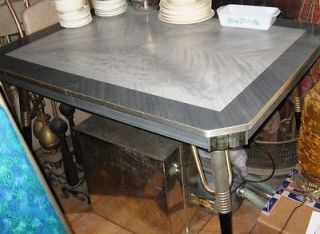 Mid Century Vintage Retro Formica Table Deco Pattern
