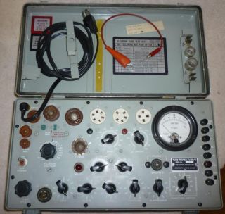 Hickok TV 7D/U Tube tester, nice condition, Calibrated