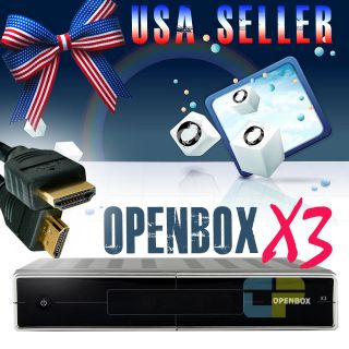 Openbox X3 HD 1080p Full HD FTA Satellite Receiver & HDMI Cable From 