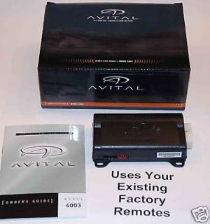 Avital 4003 Add On Remote Starter Valet 561T  Free Tech