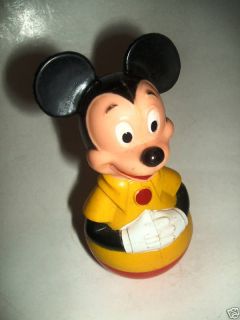 1975 Gabriel Ind. MICKEY MOUSE Rattle/Wobbler WDP