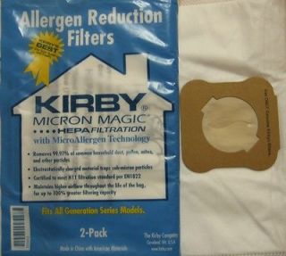 Kirby Vacuum Sentria & G Cloth HEPA MM Bags 2 in a pack 205803