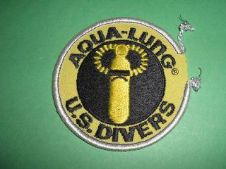 Vintage 1980s AQUA LUNG U.S. Divers Scuba Patch