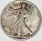 US Coins LIBERTY WALKING Silver Half Dollar 1944 S