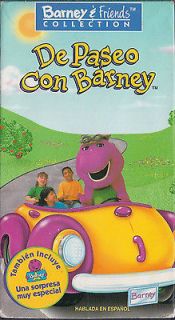   Collection De Paseo Con Barney VHS, En Espanol OOP Video Chile