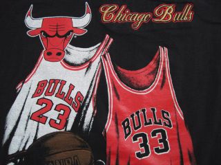   !! 1992 vintage CHICAGO BULLS michael jordan jersey T SHIRT YOUTH XL