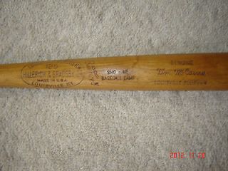 Tim McCarver circa 1973 79 Game Used Worn LS Baseball Bat   Phillies 