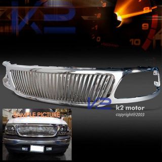    2003 FORD F150 F 150 CHROME VERTICAL GRILL GRILLE (Fits Ford F 150