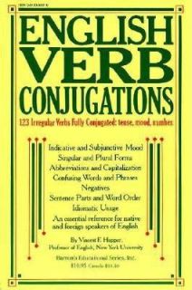 English Verb Conjugations 123 Irregular Verbs Fully Conjugated by 