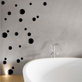 24 BUBBLE WALL STICKERS SAFTEY GLASS MANIFESTATION TILE SHOWER PANEL 