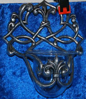   Freeport PA fine pewter Forevermore Access WALL SCONCE 1998 with Glass