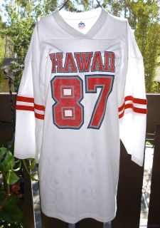 Hawaii 87 Vintage 80s Jersey T Shirt Football Tourist Hawaiian Miller 