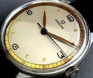 Vintage OMEGA 30T2 watch original crown WW2 era Ca1944