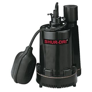 SHUR DRI (by Pentair / Myers) 1/4 HP Submersible Sump Pump SDAS25 NEW