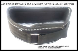  DESIGN PADDED  FITNESS TRAINING WEIGHT LIFTING BELT GYM BACK SUPPORT