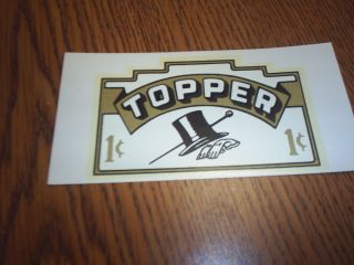Real Victor Model TOPPER half cab 1 cent Decal(water decal)#153