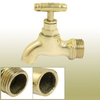 Bathroom Kitchen Faucet Brass Single Handle Basin Water Tap Gold Tone
