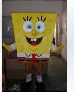 ADULT SIZE SpongeBob CARTOON CLOTHING MASCOT COSTUME FANCY DRESS new