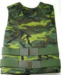   woodland ERDL camo body armor cover (bullet proof flak jacket vest