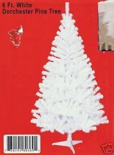 WHITE DORCHESTER PINE CHRISTMAS TREE ~ 6 FOOT ~ 72 TALL