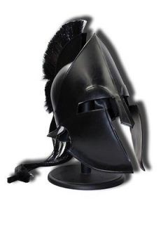 300 movie spartan King Leonidas Helmet Black Functional Costume Movie 