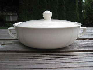   Holland Maastricht Casserole Dish Lid White Vintage Serving Bowl