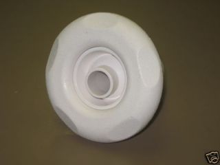 Waterway Hot Tub Jet White Part Large Face Straight