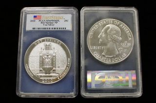   HOT SPRINGS PCGS MS69 DMPL First Strike America The Beautiful Silver