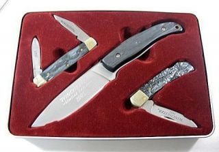 Winchester 2005 Limited Edition Collectible 3 Knife Set NEW