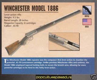 WINCHESTER MODEL 1886 RIFLE Atlas Classic Firearms CARD
