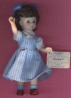 Dorothy Wizard of Oz McDonalds Madame Alexander mini doll repro new 