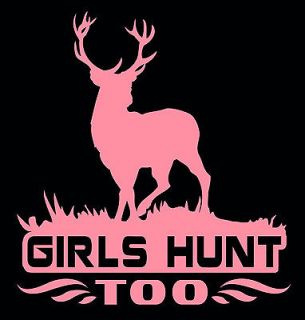 Womens bow hunting decal,Pink Hunting sticker,bowhun​ter,Deer,girls 