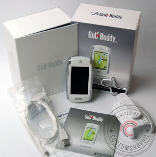 2012 Brand New Golf Buddy World Platinum II White GPS Rangefinder No 