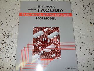 2009 Toyota TACOMA Electrical WIRING Diagram Service Shop Repair 