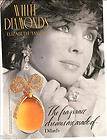 1993 Elizabeth/Liz Taylor White Diamonds Fragrance Dillards Perfume 