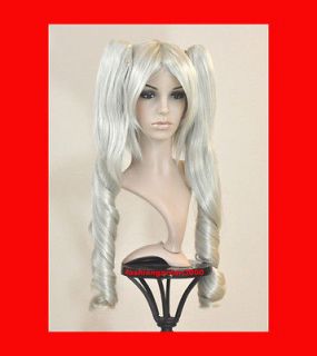 CHARM SILVER WHITE COSTUME STYLE MODEL PHOTO SHOOT WIG