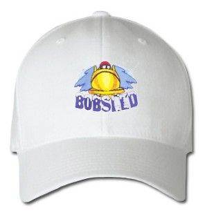 Bobsled Sports Sport Design Embroidered Embroidery Hat Cap