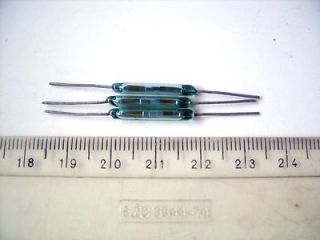 Reed Glass Magnetic Switch Green Switches 20mm Rhodium NEW 20pcs
