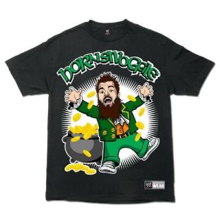 WWE HORNSWOGGLE LUCKY CHARM ILLUSTRATED BASICS T SHIRT YOUTH NEW