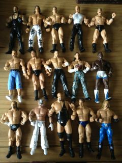 WWE Loose Wrestling Figure Jakks Series Edge, Cena, Kane, Rey 
