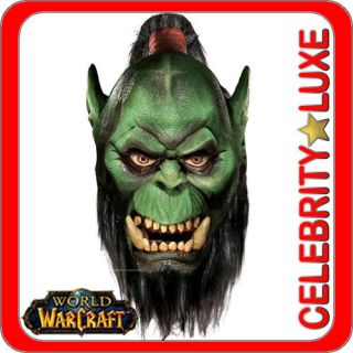 World Of War Craft Exclusive Orc Full Mask Wig Costume