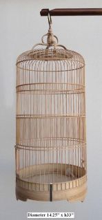 bamboo bird cage in Collectibles