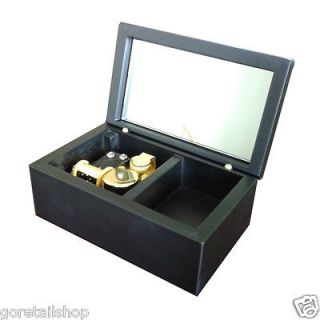 Wooden Music Box Jewelry Box Gold movement Play Lilium of Elfen Lied 
