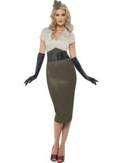 World War 2 Pin Up Army Spice Darling Adult Costume *New*
