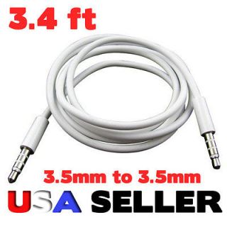 5mm Male to Male Car Stereo Aux Cord 3.3 FT iPod iPhone Auxiliary 