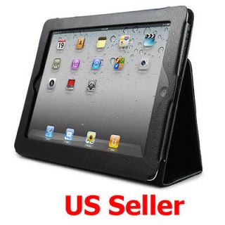   Leather Case Smart Cover Protector Stand For Apple New iPad 3 2